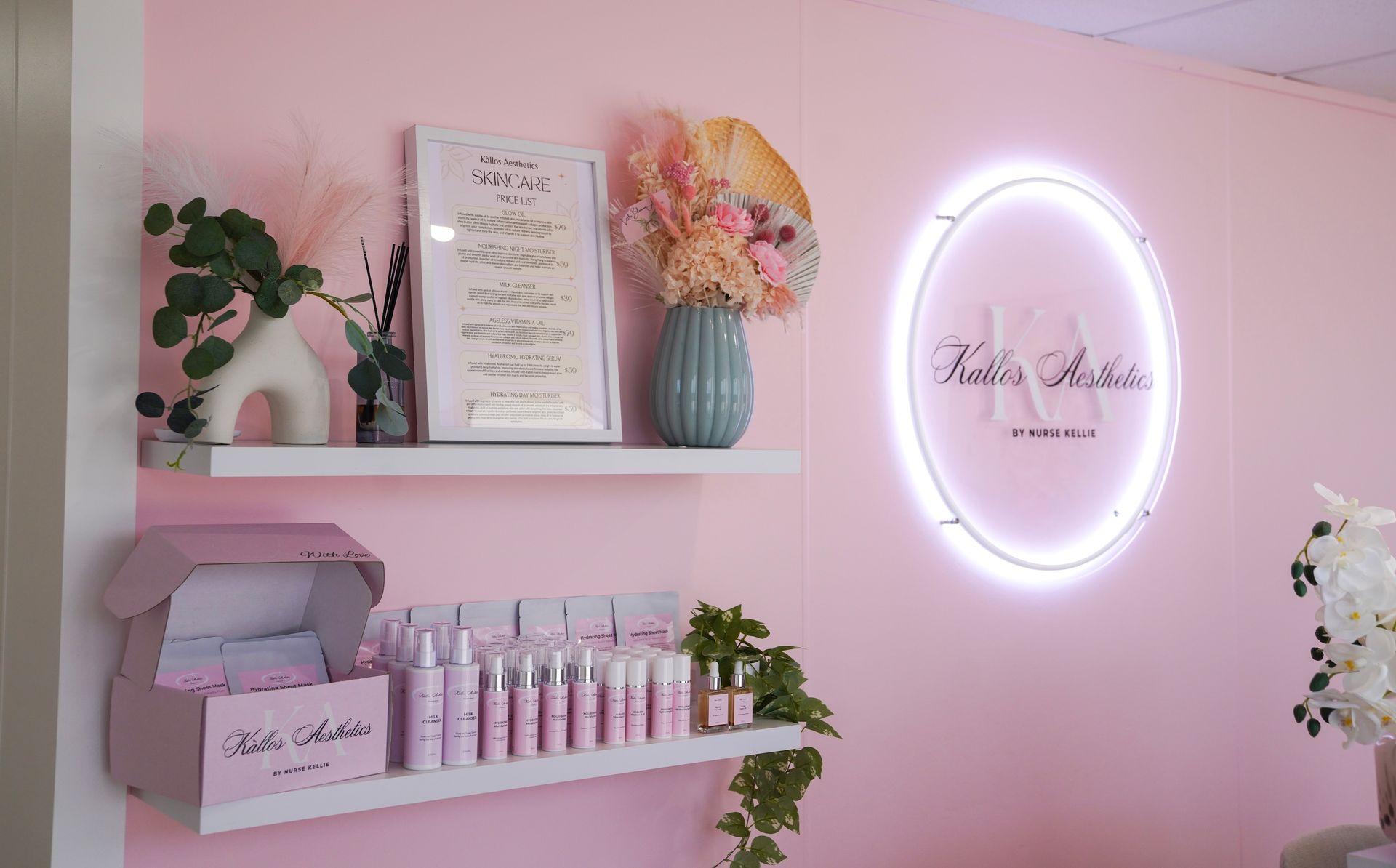 Front Counter of a Cosmetic Clinic — Kàllos Aesthetics by Nurse Kellie In Urangan, QLD