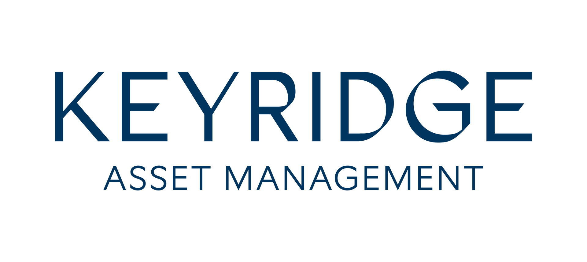 A logo with the words Keyridge Asset Management.