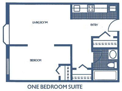One Bedroom Suite — Cleveland, OH — Park Creek Center