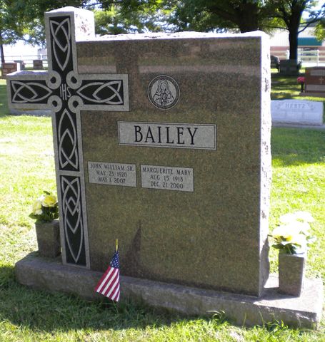 White Granite Tombstone — St. Louis, MO — Monuments of St. Louis White Granite Tombstone — St. Louis, MO — Monuments of St. Louis