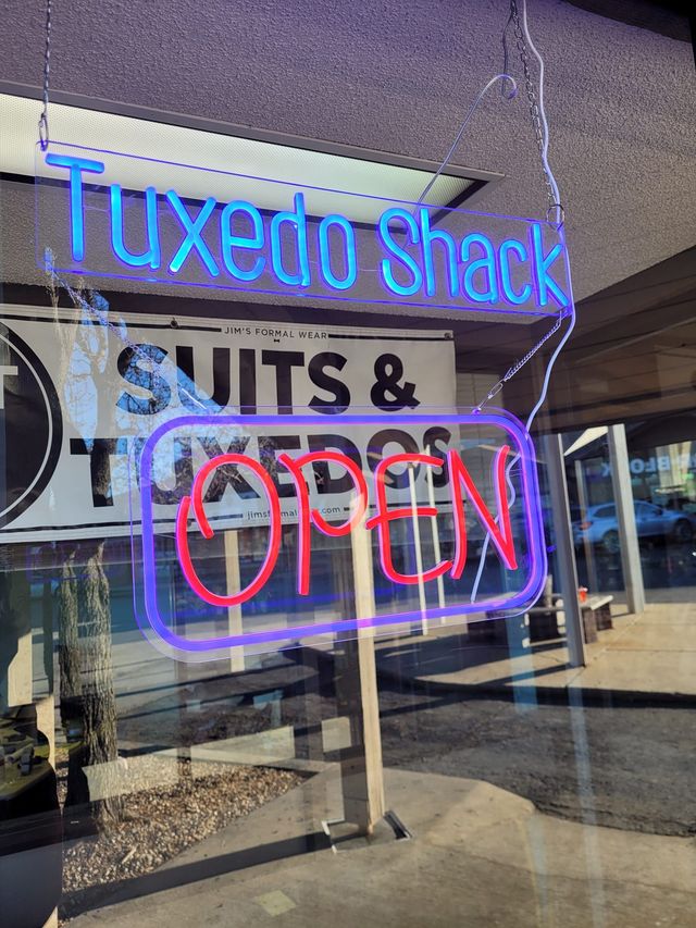 formal dress shops in topeka ks Tuxedo Shack off shoulder mermaid wedding dress
