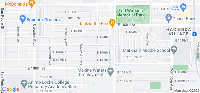 Map of business location