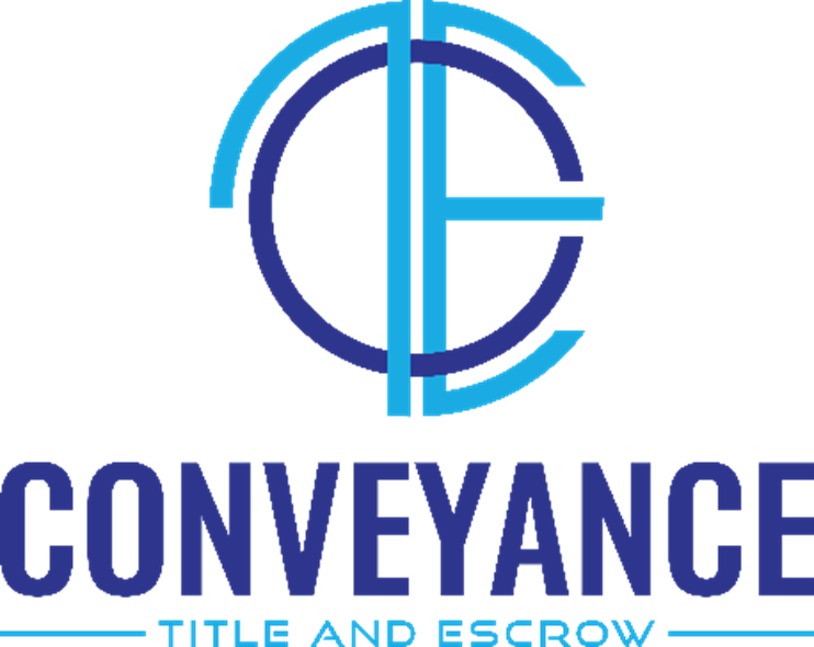Conveyance title and escrow logo on a white background