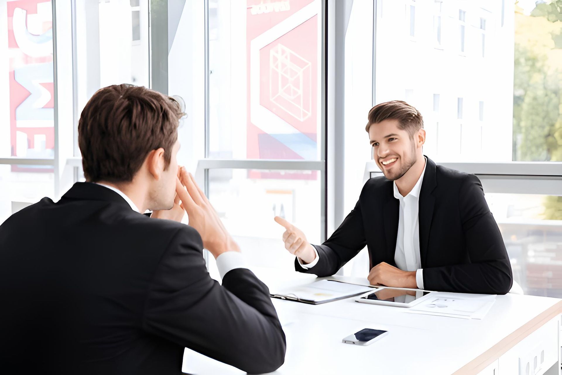 The Lawyer and Client is Having a Discussion at a Table — O'Reilly & Sochacki Lawyers in Murwillumbah, NSW