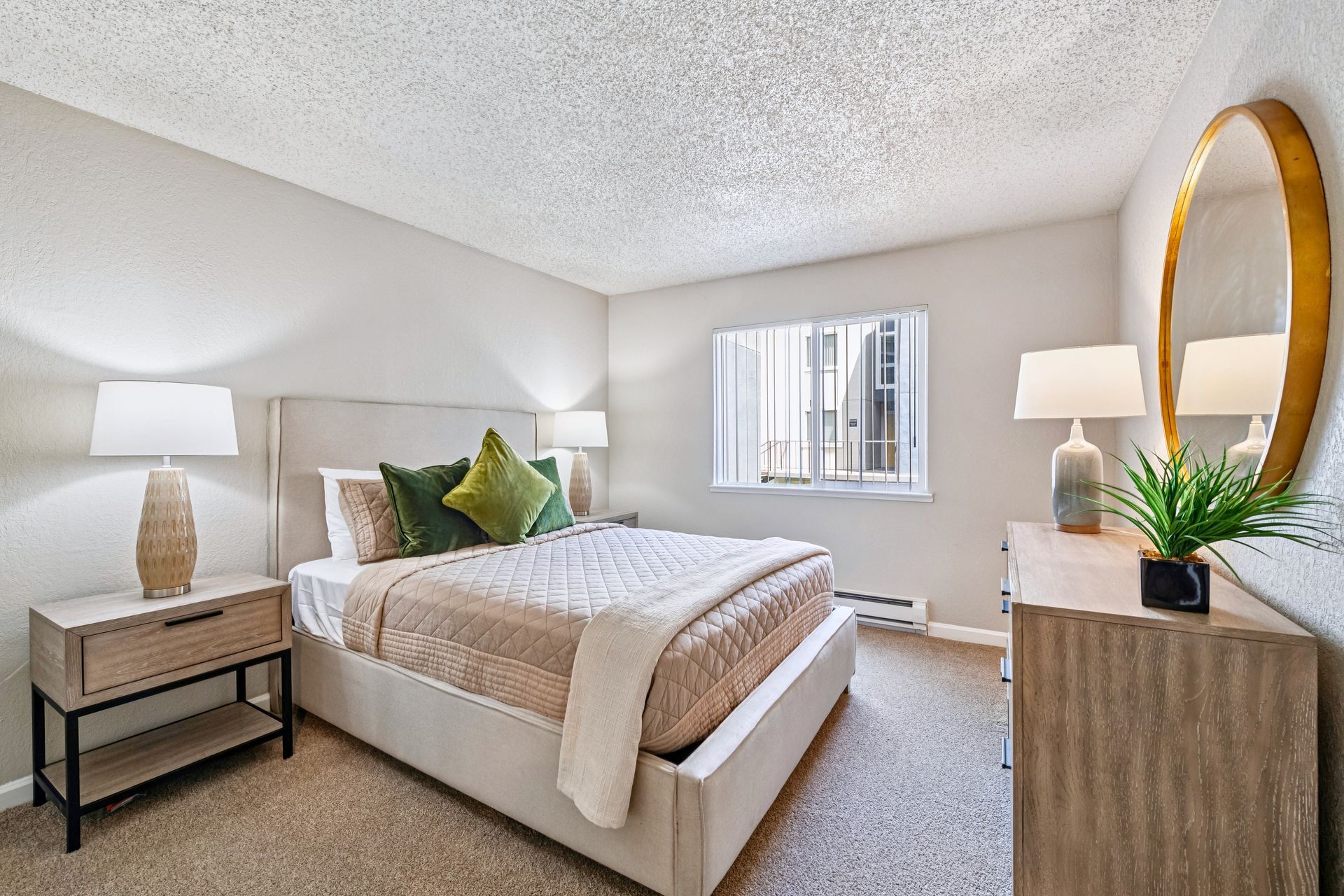Fully furnished bedroom
