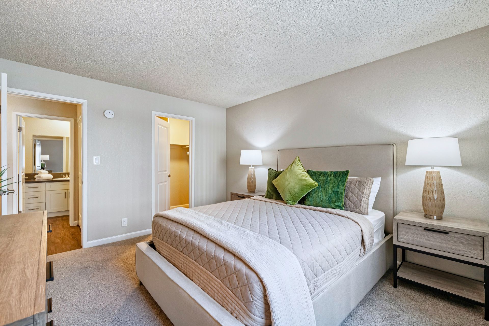 Fully furnished bedroom