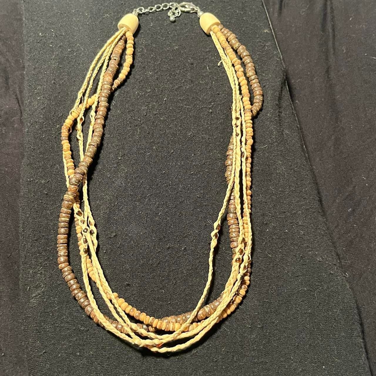 Cute Multi Strand Beaded Necklace