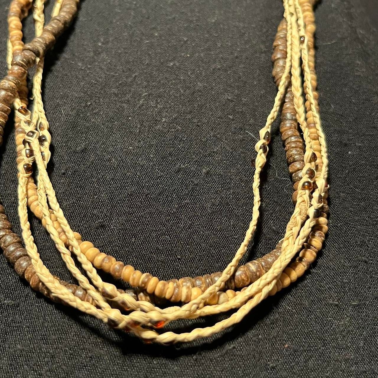 Cute Multi Strand Beaded Necklace