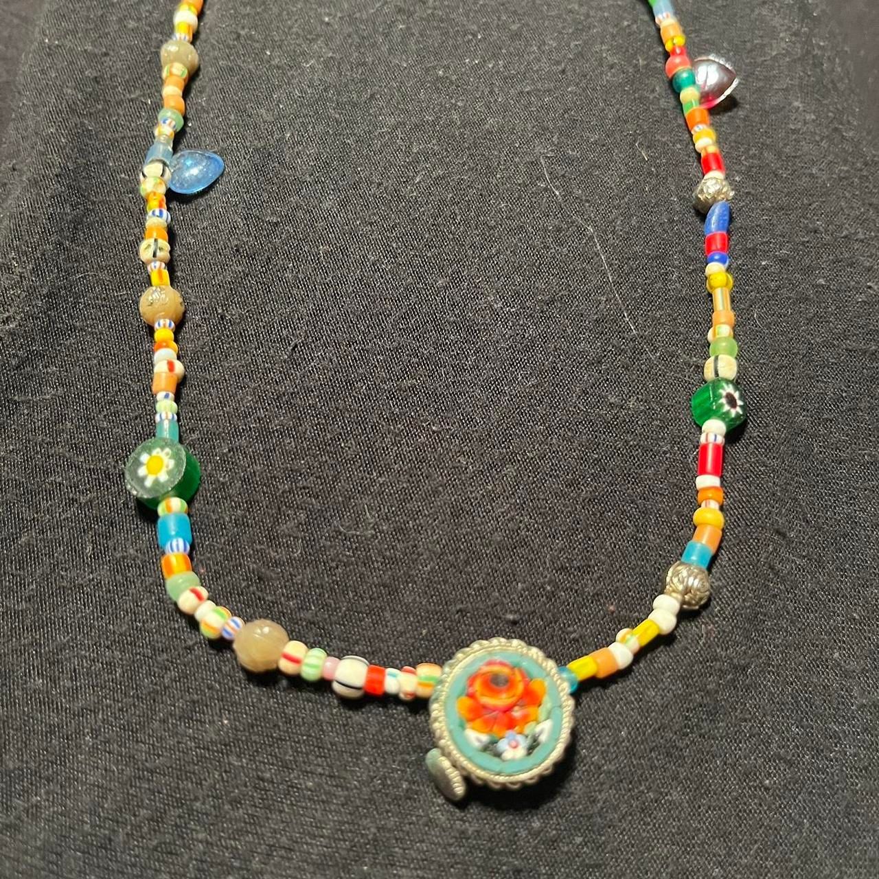 Cute Multicolored Beaded Necklace