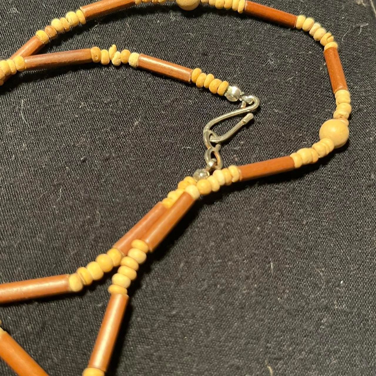Cute Wooden Beaded Necklace with Sea Life Design