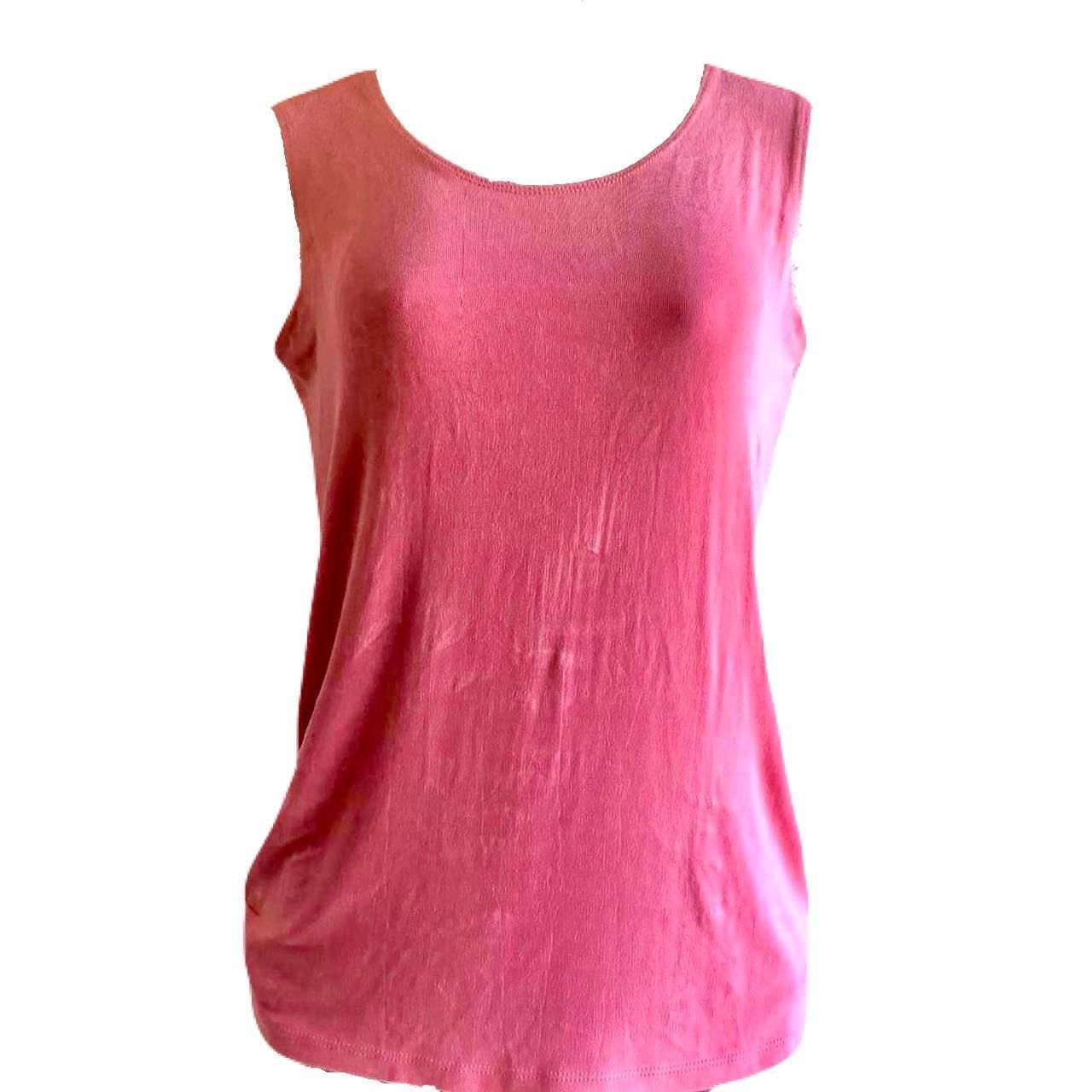 Classic Pink Stretchy Tank Top