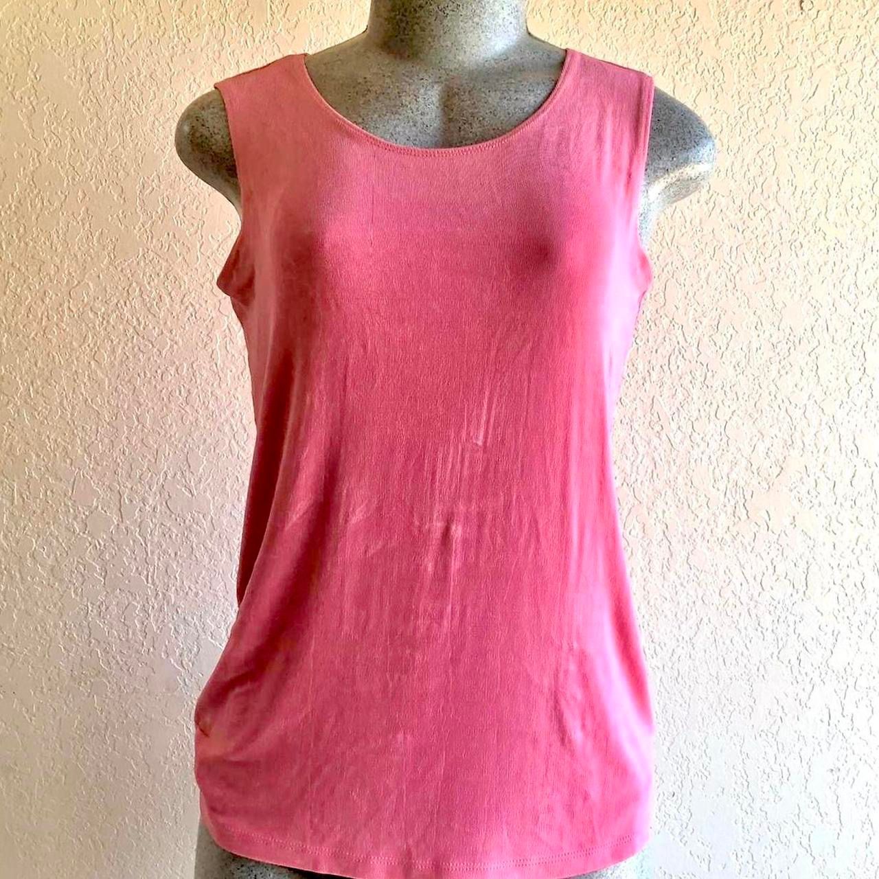 Classic Pink Stretchy Tank Top