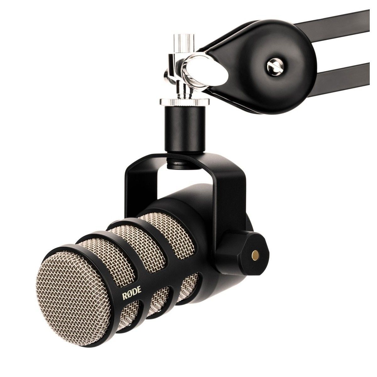 A Rode Podmic that The PODucers use to capture the audio for your Podcasts.