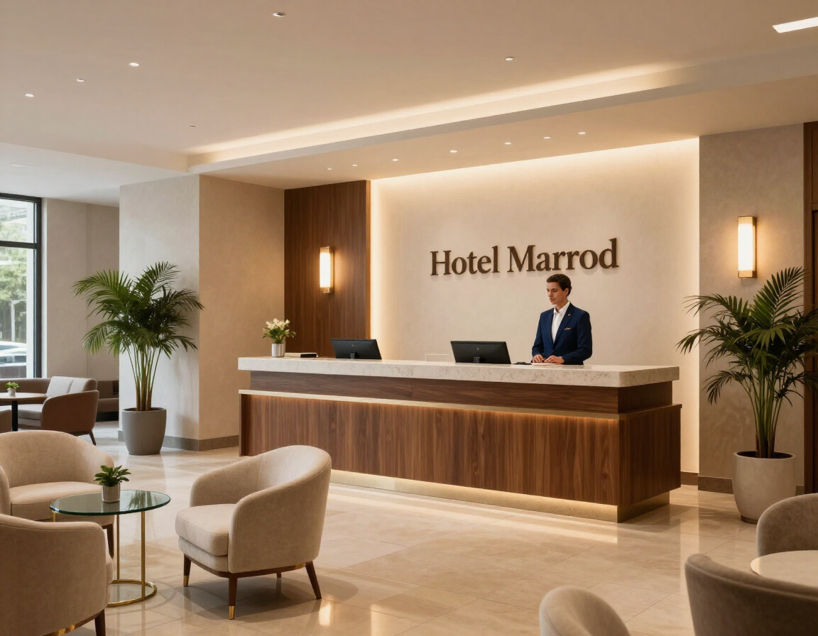 Recepción y servicio de HOTEL & SUITES MARROD