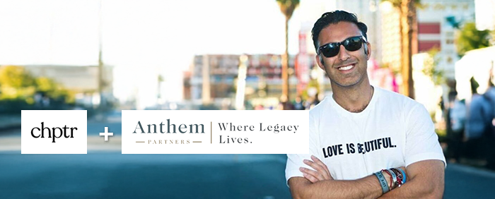 Anthem Partners Announces Partnership with Chptr to Expand Digital Memorial Offerings