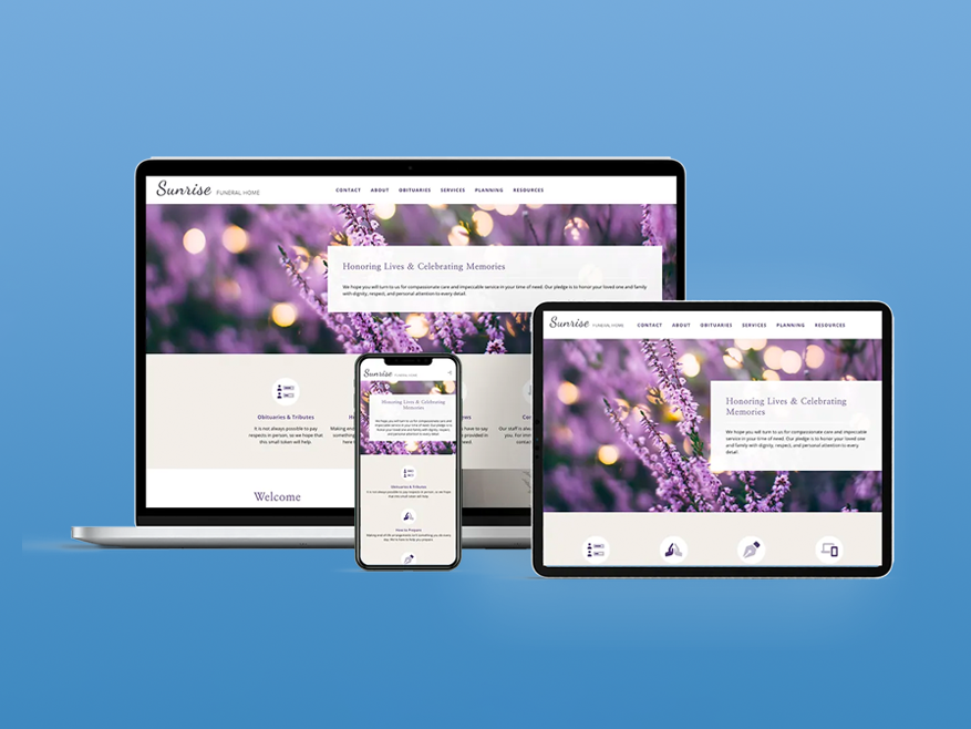 Capture the Essence of Your Funeral Home with Our New Website Designs