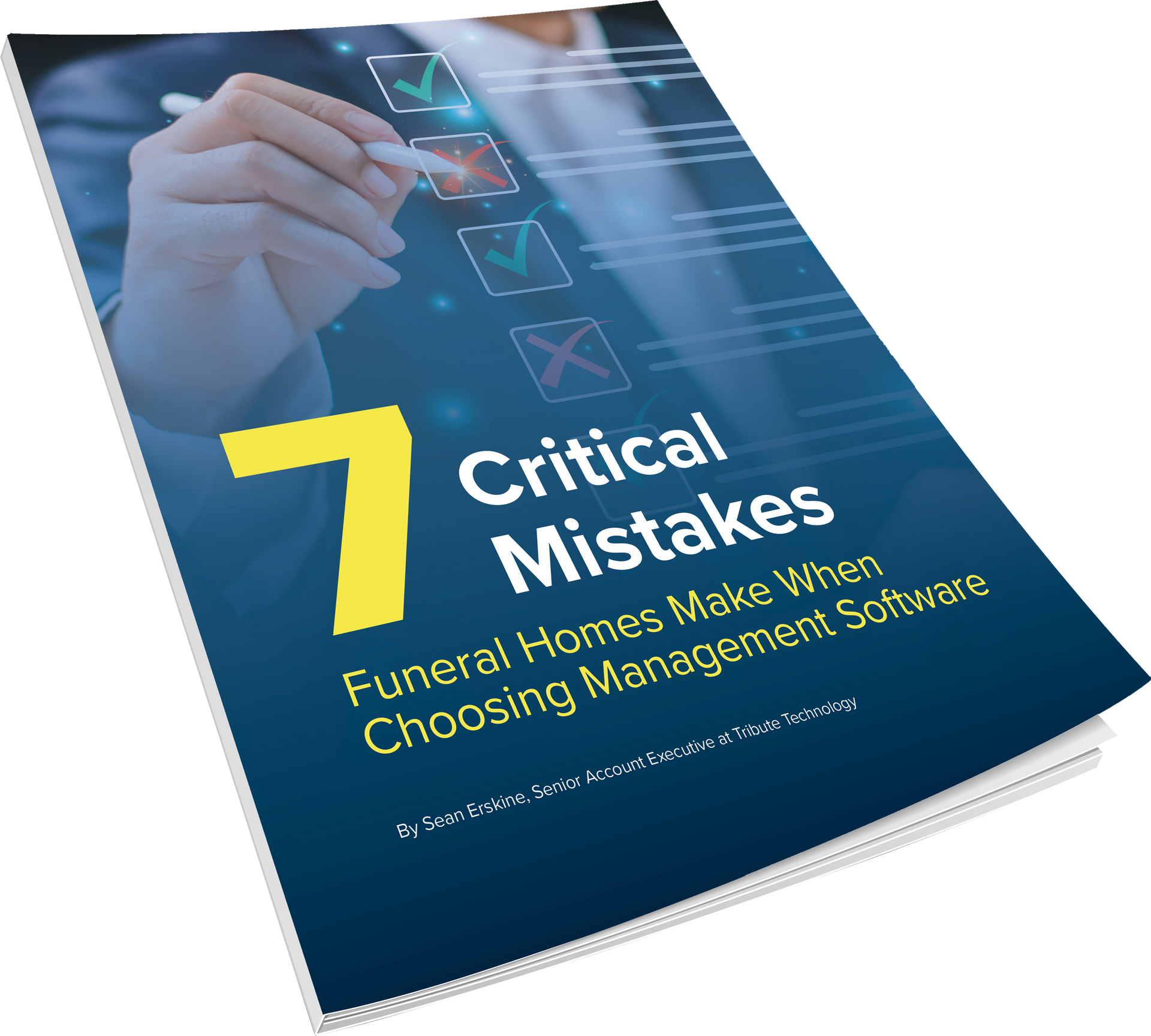 A book titled critical mistakes funeral homes make when choosing management software