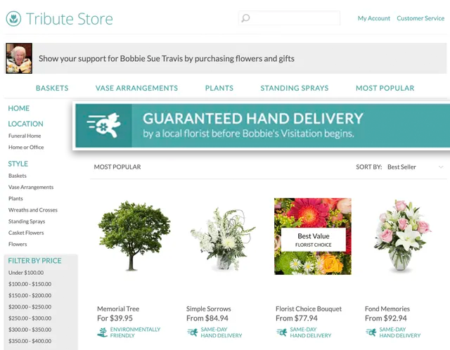 tribute store funeral home technology solutions