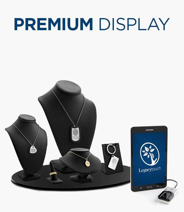 A picture of a premium display of jewelry