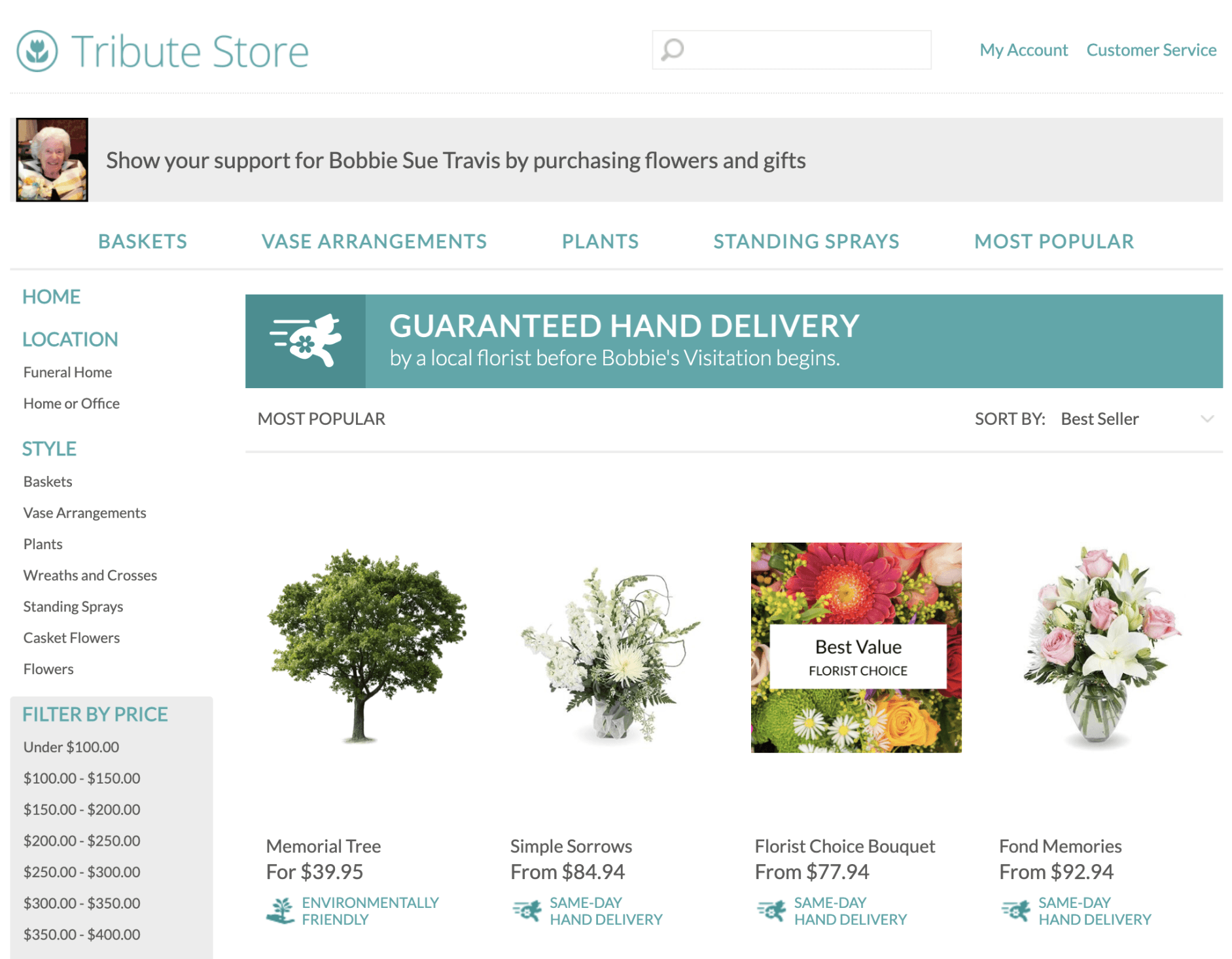 tribute store funeral home technology solutions
