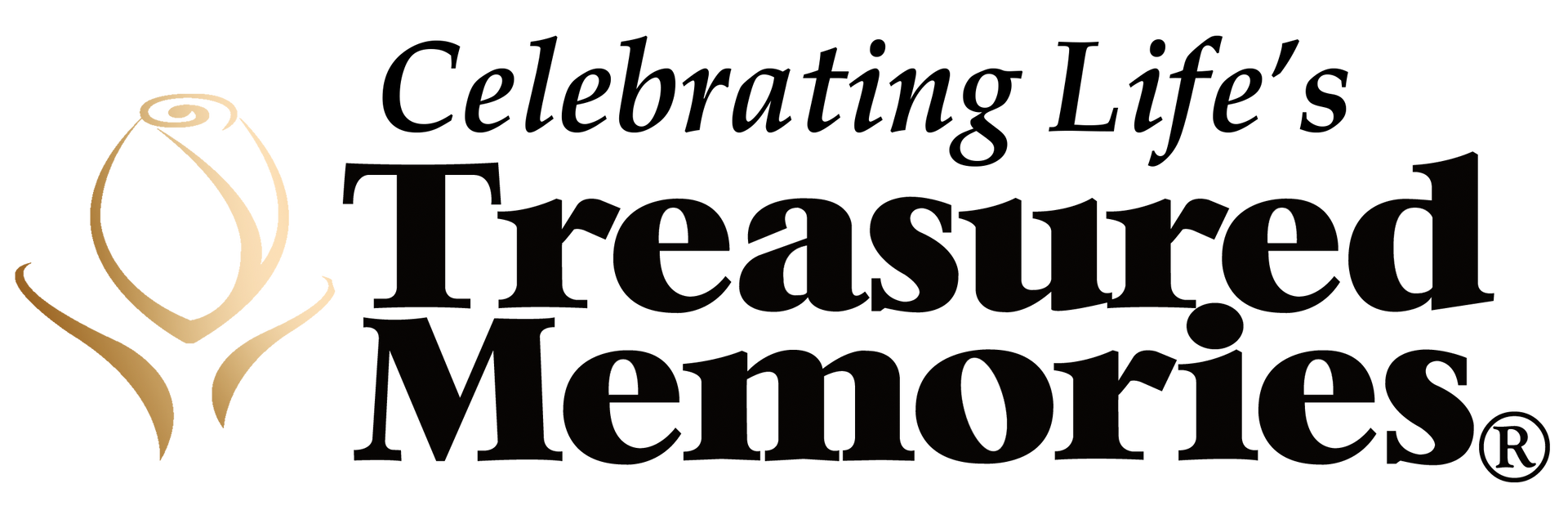 The logo for celebrating life 's treasured memories.
