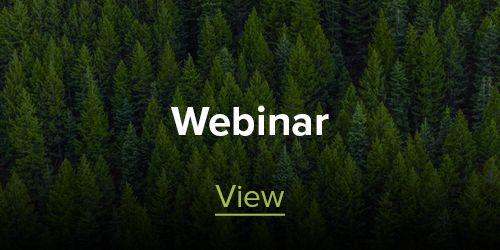 A picture of a forest with the words webinar view written on it.