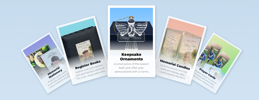 Save Up to 50% on Your First Purchase of Memorial Stationery & Keepsakes