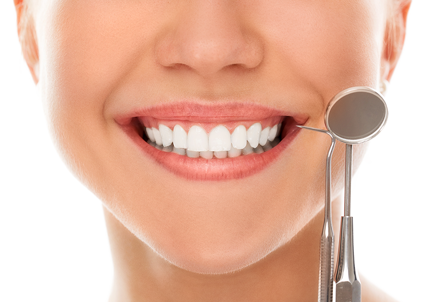 Laughing Woman Mouth With Great Teeth