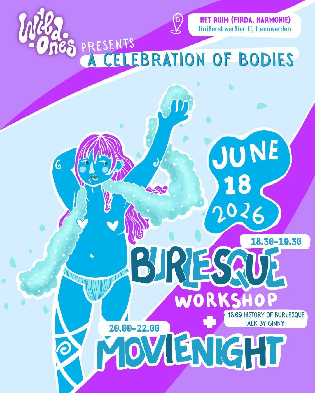 PRIDE: BURLESQUE WORKSHOP + MOVIENIGHT
