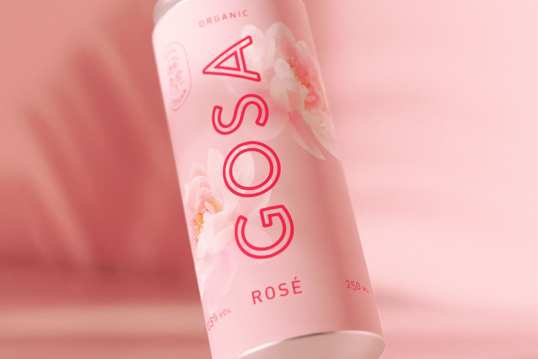 Pink can of 