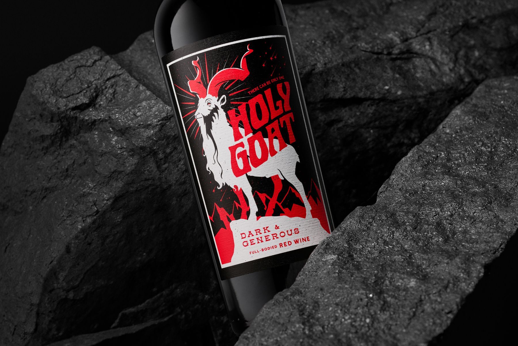 Wine bottle labeled 