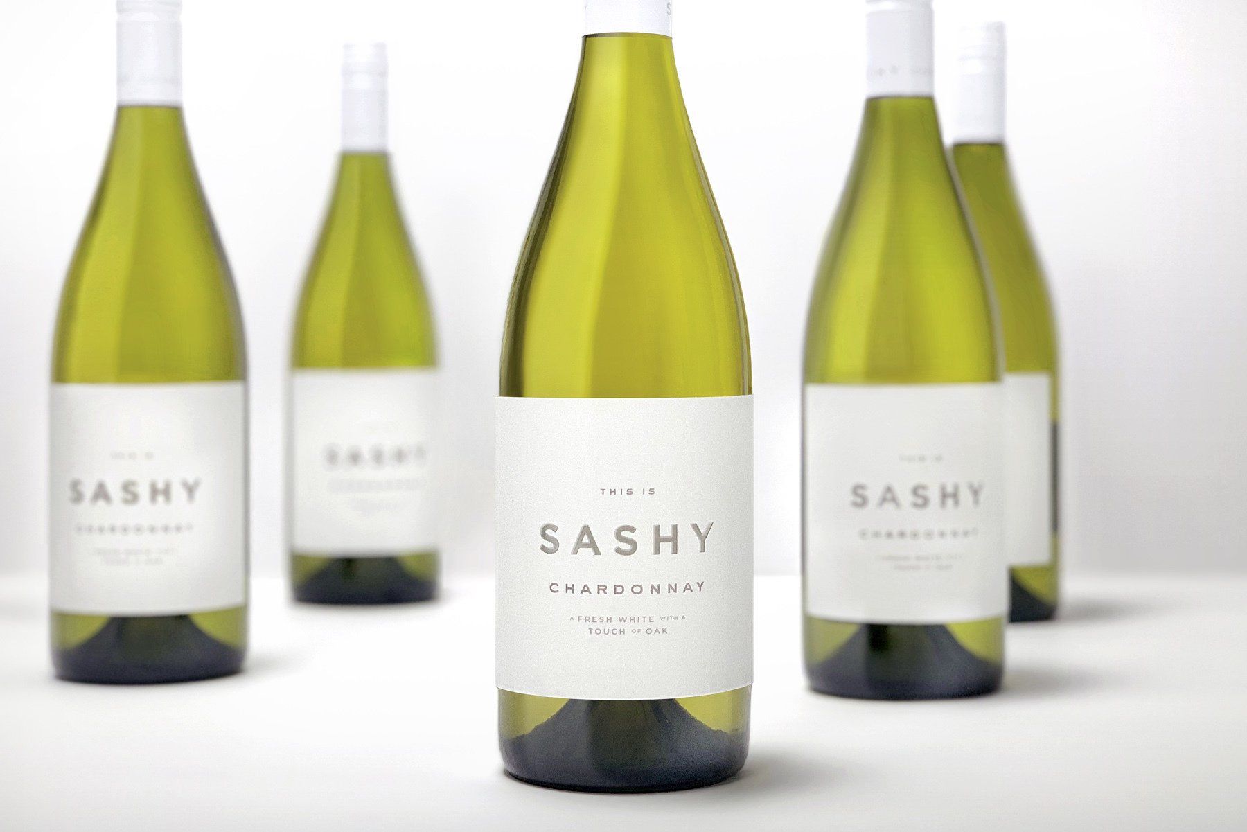 Five bottles of 