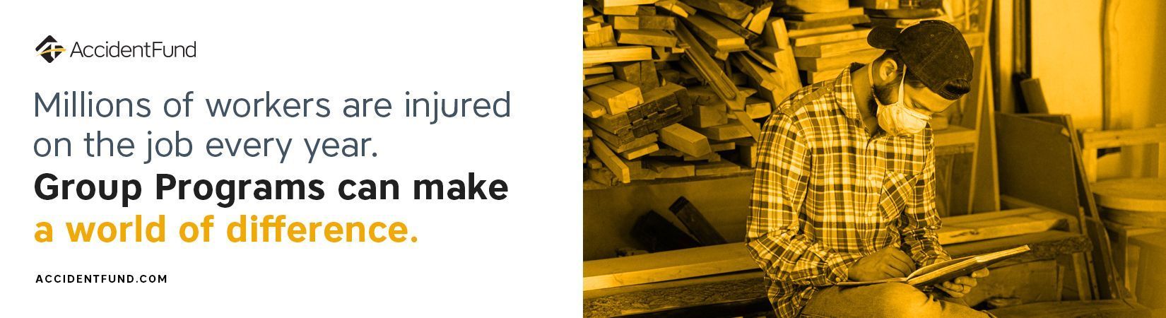Millions of workers are injured on the job every year group programs can make a world of difference.