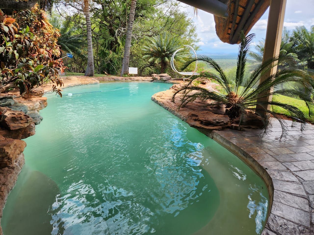 heated swimming pool