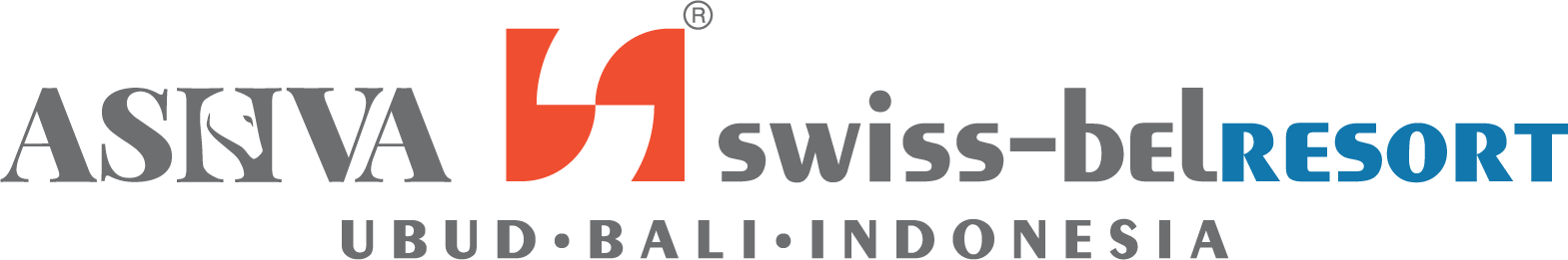 The logo for grand swiss-belhotel is red and white