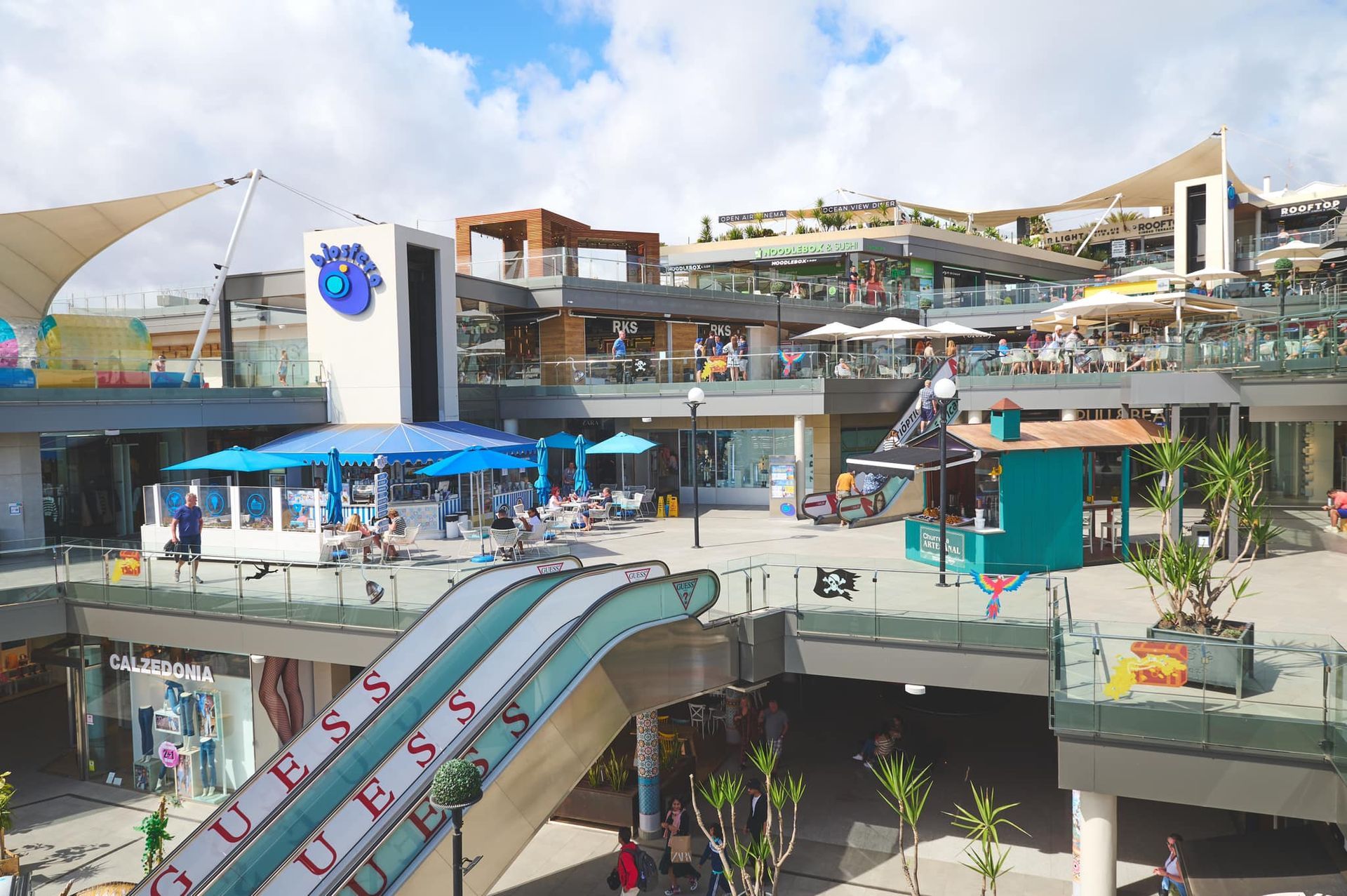 What's on in the The Biosfera Shopping Center in Puerto Del Carmen this month