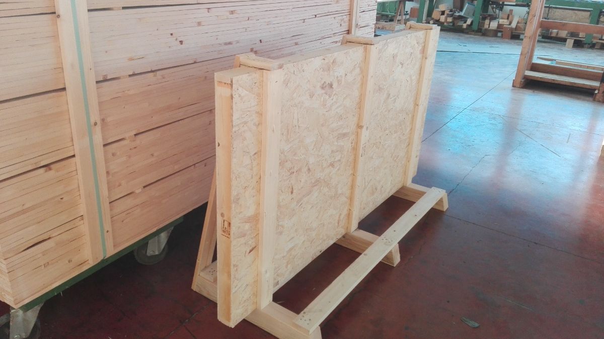 box in legno per trasporto merci