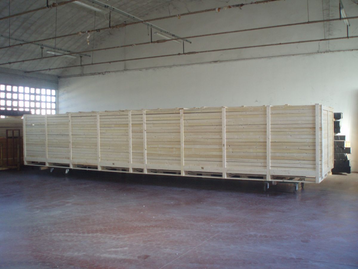box in legno con misure personalizzate per trasporti
