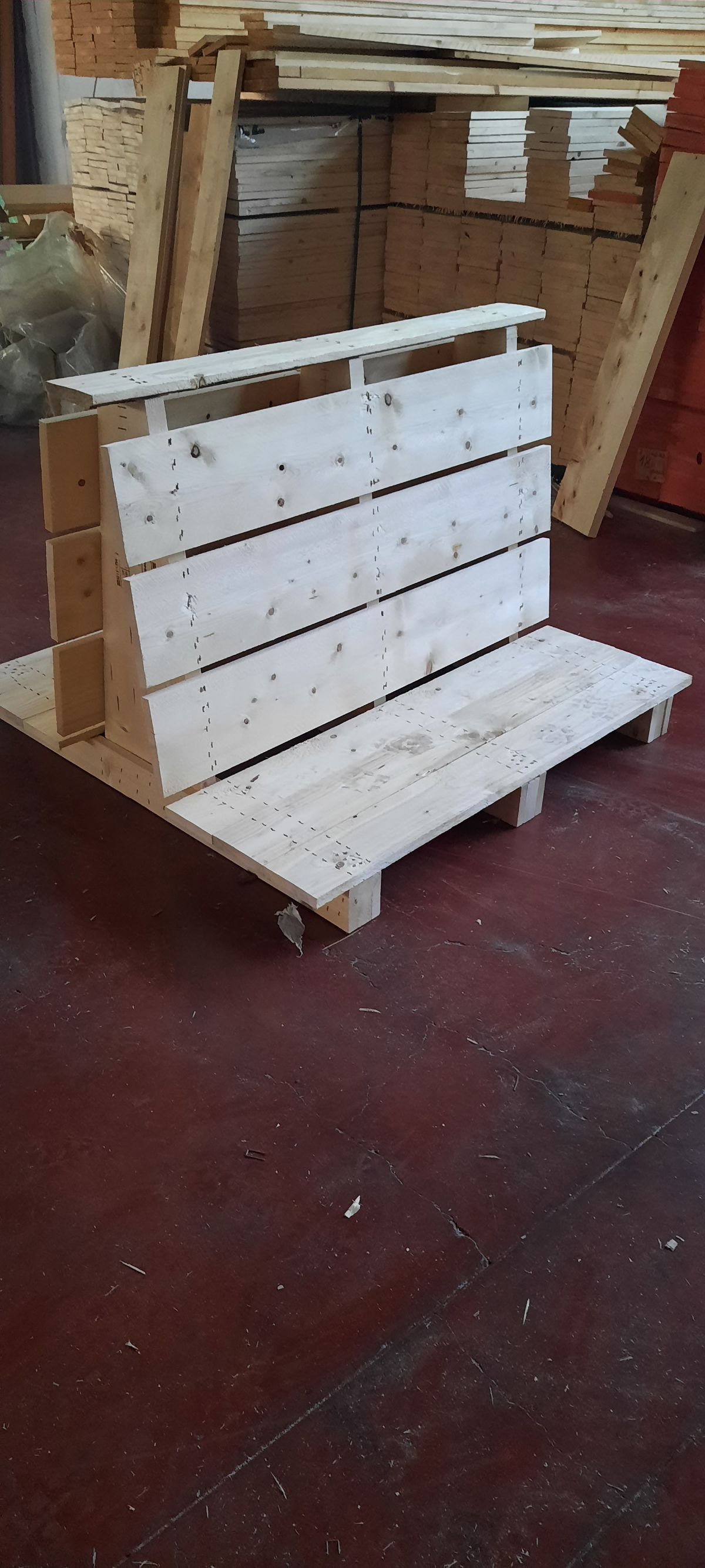 pallet in legno della ditta