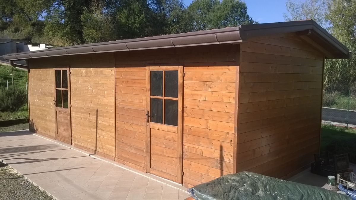 struttura prefabbricata per giardini privati