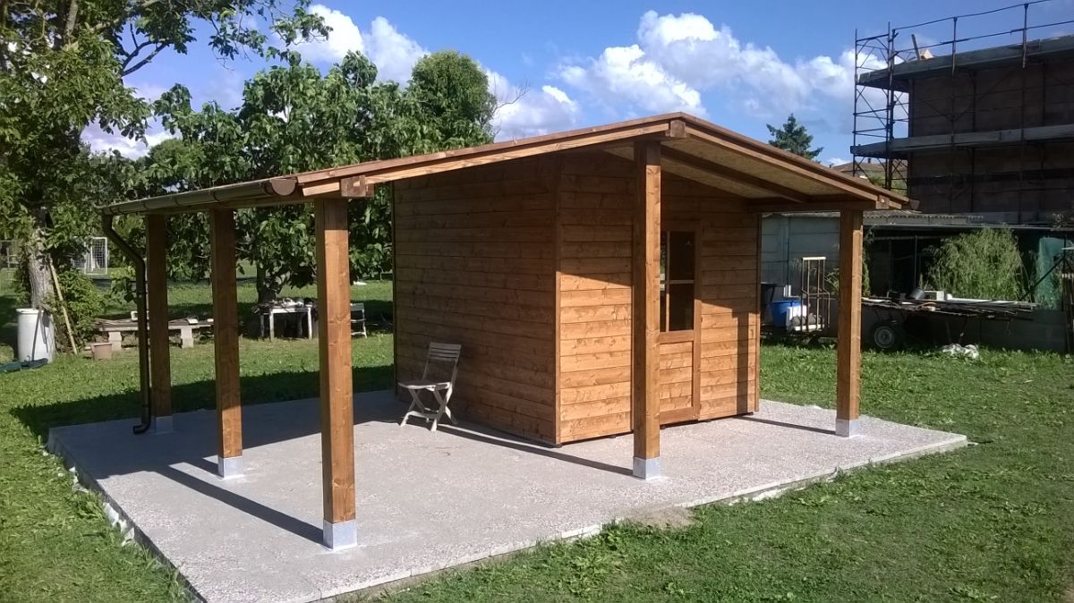 casetta in legno per giardino prefabbricata