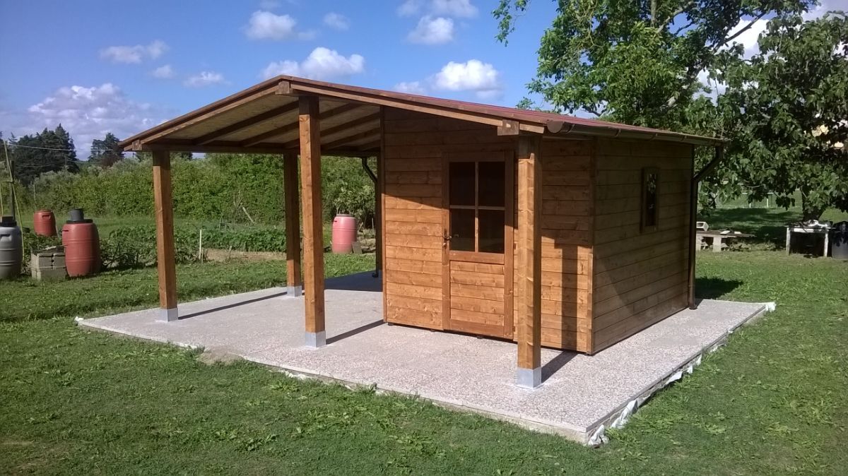 casetta in legno su misura