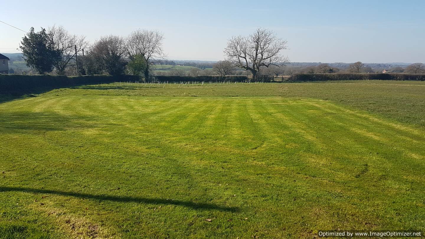 The cut car park area at Fenns Meadow