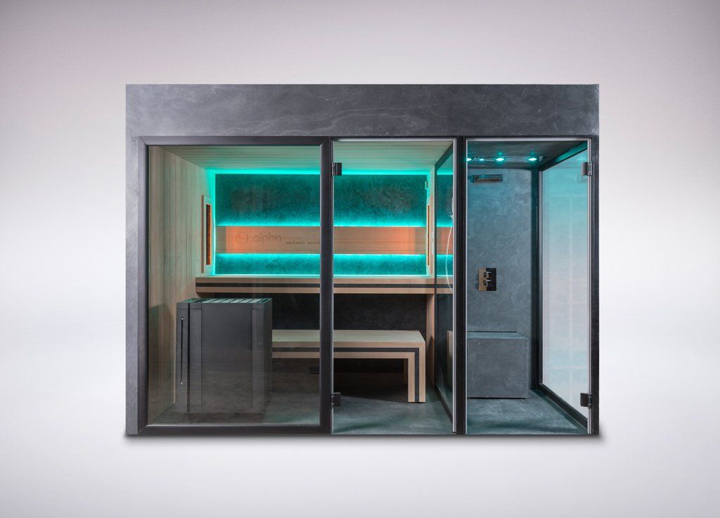 steam room and sauna