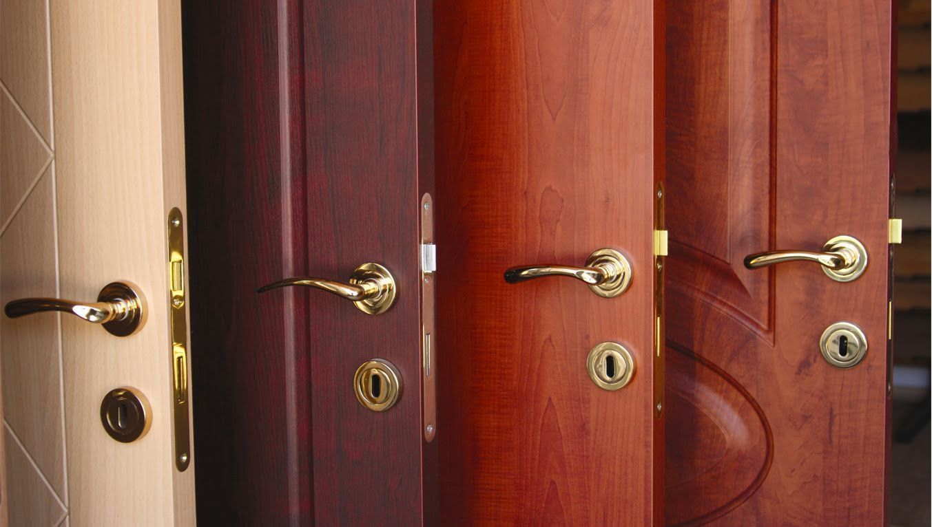 An exterior door installation showcasing a sleek, modern design.
