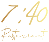Gold text logo: 