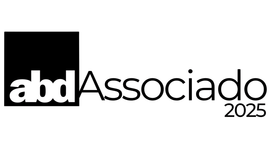 Logotipo da ABD Asociado 2025 em preto e branco.