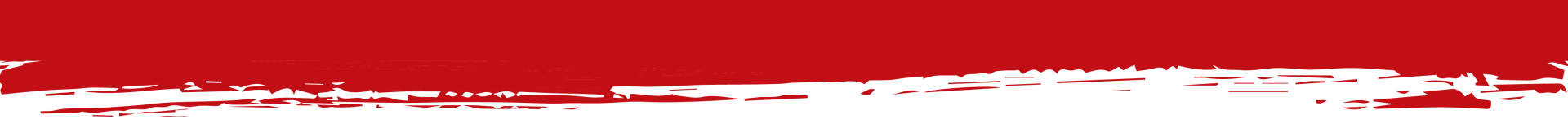 A red and white background with a blurred image of a city skyline.