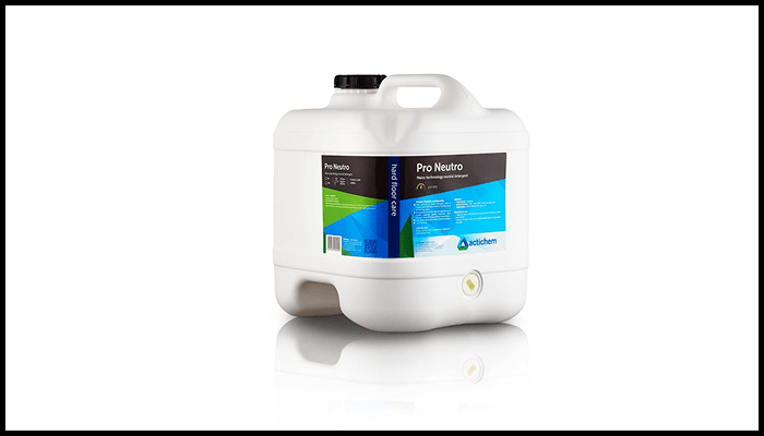 Actichem Pro Neutro neutral detergent for hard floors, suitable for marble