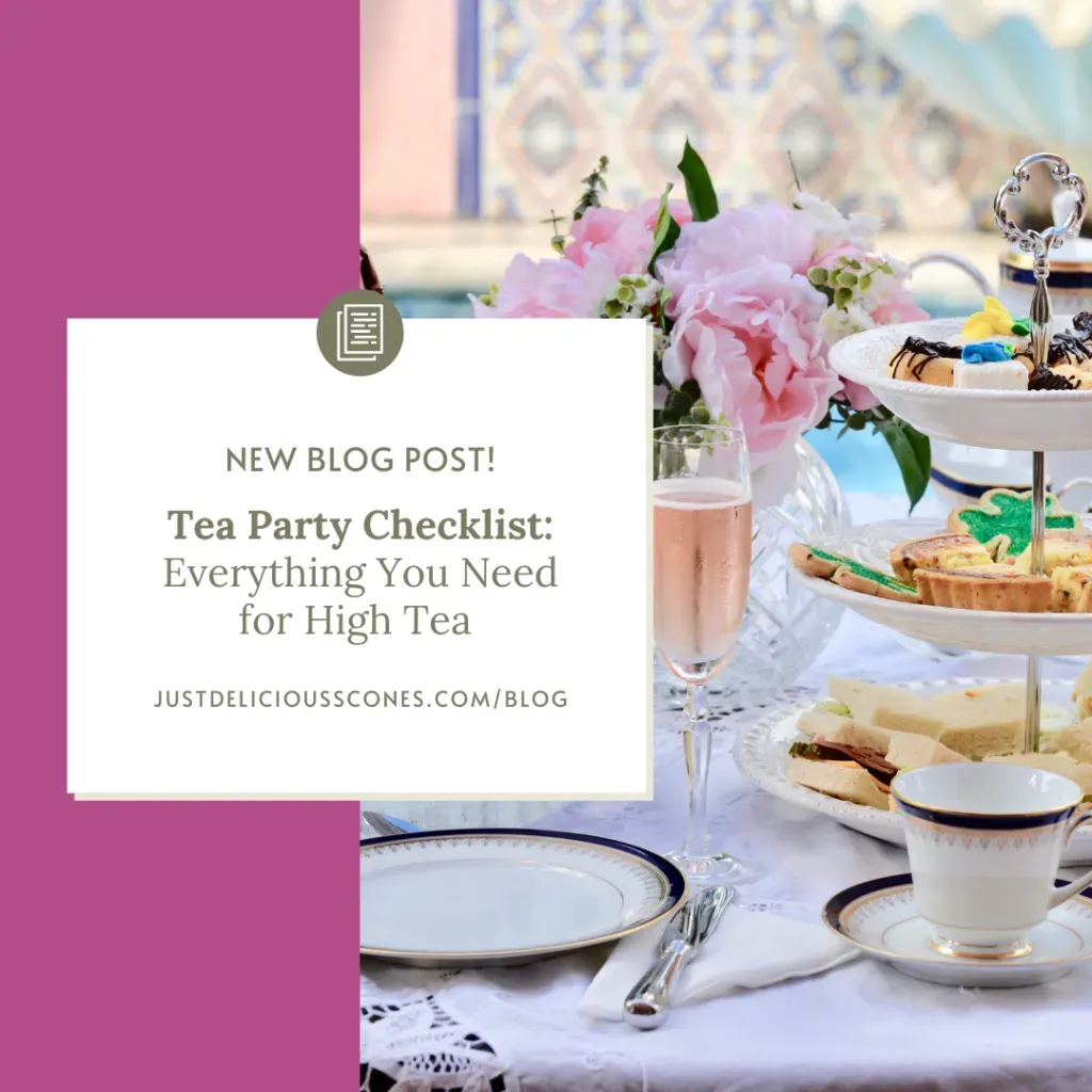 A tea party checklist for everything you need for high tea.